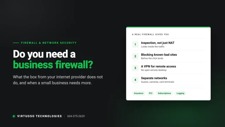 Does a Small Business Need a Firewall? Your Internet Provider’s Router Is Not One