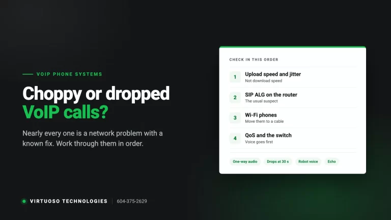 Why VoIP Calls Drop or Sound Choppy, and How to Fix It