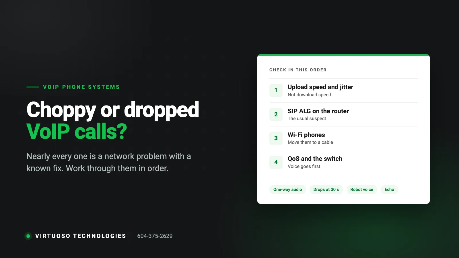 Why VoIP Calls Drop or Sound Choppy, and How to Fix It