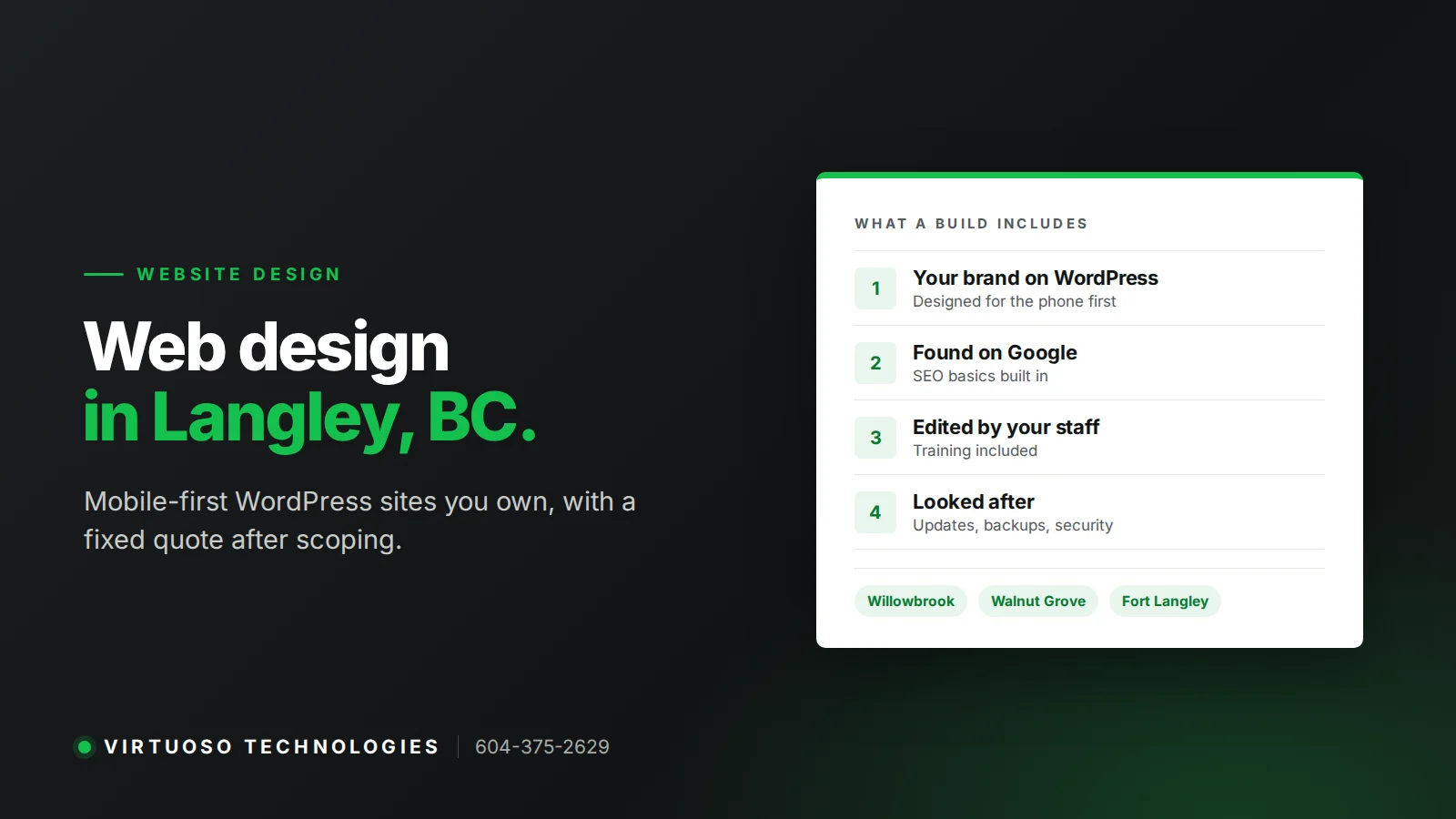Web Design in Langley, BC